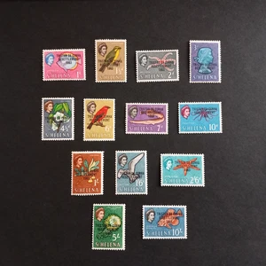 COLONIE INGLESI - TRIST CUNHA 1963/ ELISABETTA, SERIE DI 13 VAL. INTEGRI MNH** - Imagen 1 de 2