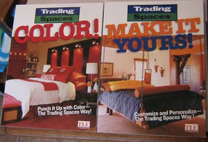 TRADING SPACES SET OF 2 BOOKS - COLOR & MAKE IT YOURS! - Bild 1 von 4