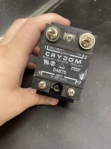 Crydom Solid State Relay Plus Bottom Part. D4875 . Free Shipping!!! Pre Owned!!! - Picture 1 of 14