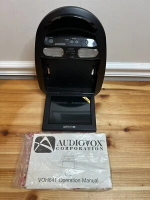 Audiovox 6.4" Universal Roof Mount Flipdown Pod VOH641. Unit and Manual Only - Image 1 of 4