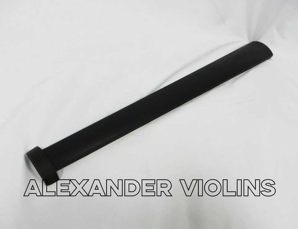 Ebony 3/4 Upright Double Bass Fingerboard Rounded 4 String Fingerboard W/Top Nut - Image 1 of 4