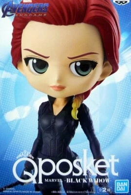 Q Posket Marvel Color Normal Viuda Negra / Vengadores / Qposket / ¡Auténtico! Foto 1 de 4