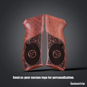 Empuñadura de palo de rosa KSD personalizable CZ 75, 75B, 75BD, 85 KADET SHADOW1 - Imagen 1 de 5
