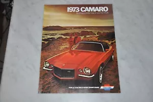 Camaro Folleto 1973 Chevrolet 73 Chevy LT Z28 Rally Sport nuevo stock antiguo - Imagen 1 de 7