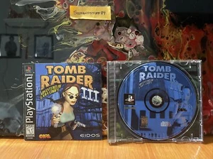 SONY PLAYSTATION 1 PS1 TOMB RAIDER 3 ADVENTURES OF LARA CROFT! CIB! TESTED! EX - Picture 1 of 11