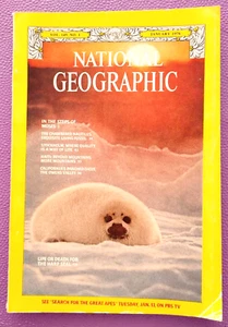 National Geographic Magazine January 1976 Moses Haiti Owens Valley Harp Seal - Picture 1 of 11