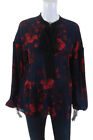 Sachin And Babi Womens Midnight Floral Top Size 6 10666004