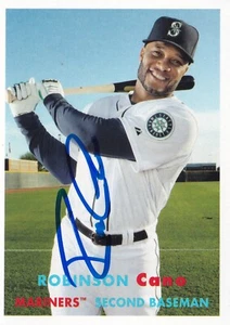 ROBINSON CANO SIGNED AUTO'D 2015 TOPPS ARCHIVES CARD 99 SEATTLE MARINERS YANKEES - Picture 1 of 3