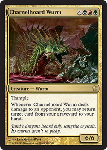 Charnelhoard Wurm ~ Near Mint Commander 2013 MTG Magic UltimateMTG Multi-Color C - Image 1 of 1