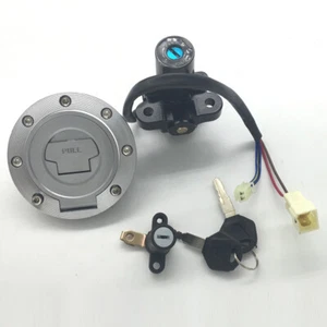 Fuel Gas Cap Ignition Switch Seat Lock For Yamaha MT03 MT09 FZ1 FZ6R FZ6 FZ8 - Picture 1 of 12