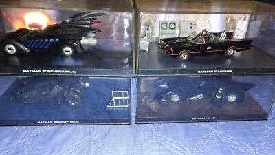 EAGLEMOSS FABBRI DC COMICS BATMAN 1:43 BATMOBILE MOVIE (4 modellini) - Immagine 1 di 4