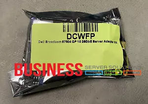 Dell Broadcom 57504 QP 10 25GbE Server Adapter MX Mezz DCWFP - Picture 1 of 1
