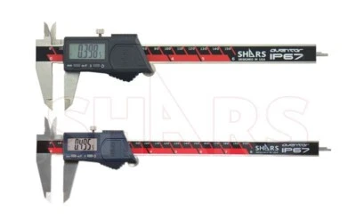 Shars Aventor 6" & 8" IP67 Electronic Digital Caliper DIN862 New R] - Image 1 of 4