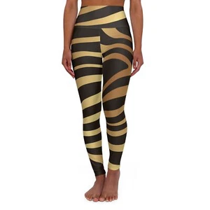Stylish High Waisted Yoga Leggings - Trendy Fitness Wear for Active Lifestyles - Picture 1 of 25