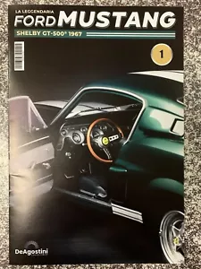 Ford Mustang Shelby GT 500 1967 Scala 1:6 California Modello Auto DeAgostini N 1 - Foto 1 di 3
