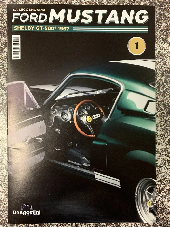 Ford Mustang Shelby GT 500 1967 Scala 1:6 California Modello Auto DeAgostini N 1 - Immagine 1 di 3