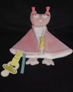🦉Doudou plat chouette MOULIN ROTY Mademoiselle et Ribambelle hibou tétine TTBE - Picture 1 of 4