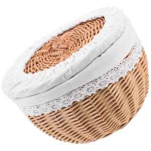 3 Pcs Aufbewahrungskorb Für Lebensmittel Lagerkorb Weidenkorb Griff - Bild 1 von 12