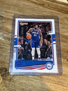 2020-21 Panini Donruss Press Proof Purple /199 Joel Embiid #71