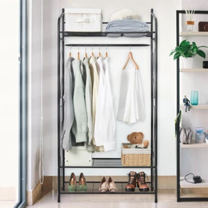 Kleiderständer Garderobenständer Kleiderstange Metall offen Garderobenschrank DE - Bild 1 von 12