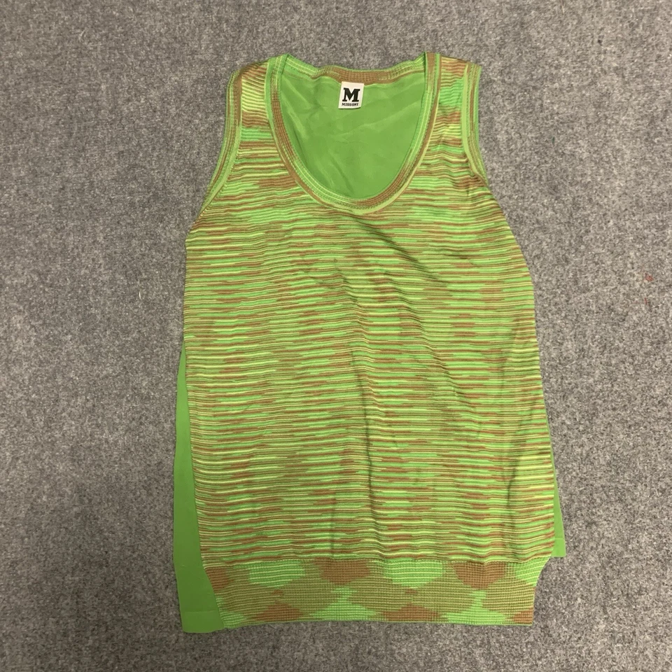Camiseta sin mangas Missoni M multicolor colorida - talla S/M - Italia - RARA Foto 1 de 4