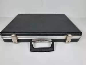 Vintage 60's 70's Topper (USA) Attache Hardshell Briefcase 17'' x 13'' Slim - Picture 1 of 21