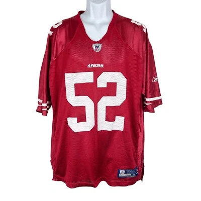 Patrick Willis 52 San Francisco 49ers Jersey NFL Football Reebok Men Extra Large - Image 1 of 4