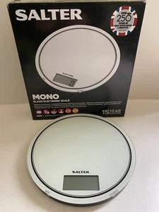 Salter Mono Glass Electronic Scales - Picture 1 of 3