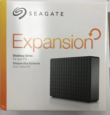 Lote de 10 Seagate Expansion Desktop 3.5" USB 3.0 Externo SATA Unidad Estuche Negro Foto 1 de 4