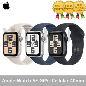Apple Watch Series SE (2. generacji) GPS + komórka 40 mm aluminiowa obudowa pasek sportowy - Zdjęcie 1 z 9