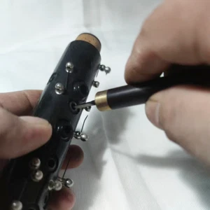 Strumenti di riparazione clarinetto - Coltello dritto affila foro suono tono con manico 2025NUOVO - Foto 1 di 3