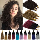 Water Wave Crochet Braids Black Deep Curly Hair Extensions Real Natural As Human