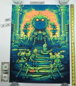 Rick and Morty Snowball 18 x 24 Orange Sky Variant Poster Print Dan Mumford 4/50 - Picture 1 of 6