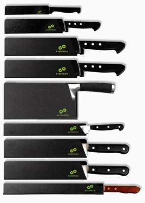 EVERPRIDE 9-Piece Knife Guard Set, Universal Blade Cover Sheaths for Chef Knives