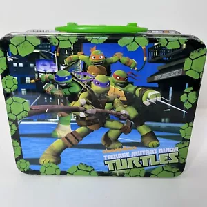 Nickelodeon Teenage Mutant Ninja Turtles TMNT Metal Embossed 3D Lunch box Tin - Bild 1 von 6