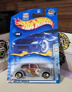 👓Hot Wheels 2003 #156🔥Ford FAT FENDERED '40 Gris⭐Rueda dorada 5SP⚡Base de metal dorado - Imagen 1 de 7