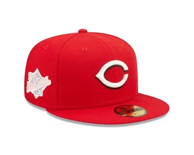 Cincinnati Reds New Era Pop Sweat World Series Commemorative 59fifty Hat - Image 1 of 4