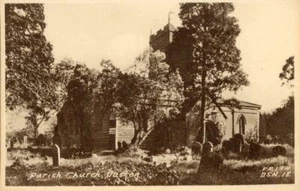 POSTAL IMPRESA DE LA IGLESIA DUSTON, (CERCA DE NORTHAMPTON), NORTHAMPTONSHIRE POR FRITH - Imagen 1 de 2