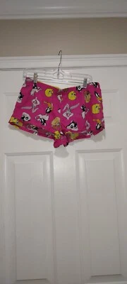 Розовые пижамные шорты Warner Bros. Looney Tunes размер большой - Изображение 1 из 4