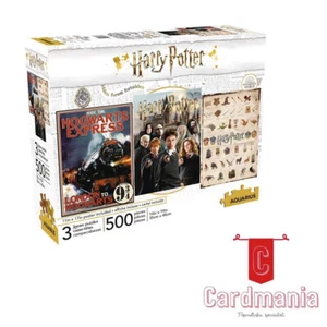 Harry Potter - 500 Piece Jigsaw Puzzle (Set of 3) | New - Picture 1 of 2