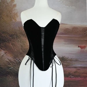 Renaissance Corset for Women Victorian Overbust Retro Strapless Bustier Corset - Picture 1 of 11