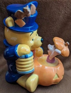 Vintage 90er Disney Winnie Pooh "Halloween Pumpkin" Keksdose NEU - Bild 1 von 5