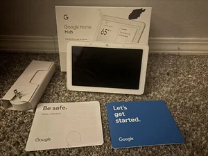 Google Nest Hub 1st Gen With Box And Power Cord TESTED - Picture 1 of 6