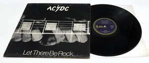 Disco LP de vinilo AC/DC Let There Be Rock 1977 OZ australiano primera prensa techo azul fuera de existencia - Imagen 1 de 7