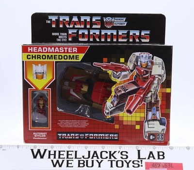 Chromedome Headmaster Transformers Reissue 2020 Hasbro Action Figure NEW SEALED - Image 1 of 4
