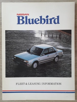 Nissan Bluebird Range Brochure 1986 - L  LX  GL  DX  SLX  SGX  ZX Turbo - Image 1 of 4