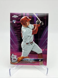 2018 Topps Chrome Pink Refractor Tyler O'Neill #35 Rookie RC - Picture 1 of 2
