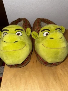 DreamWorks Shrek XL Slippers Shrek, Shrek 2 And Shrek 3. EUC. - Picture 1 of 4