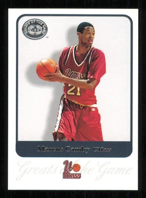 2001 Greats of the Game #84 Marcus Camby  Basketball Massachusetts NM-MT - Image 1 of 3