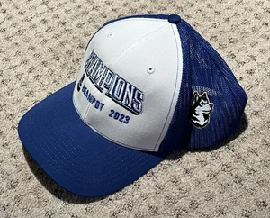 NORTHEASTERN HUSKIES 2023 BEANPOT CHAMPIONS LOCKEROOM HAT NWOT BOSTON - Picture 1 of 4